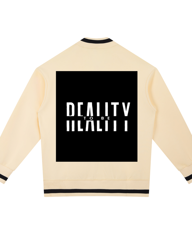 Contrast Piping Zip Bomber Jacket